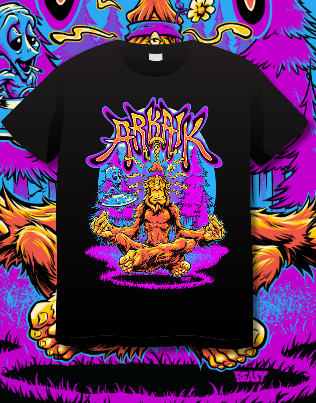 3rd Eye Squatch - Summer Immolation Tour Tee Exclusive